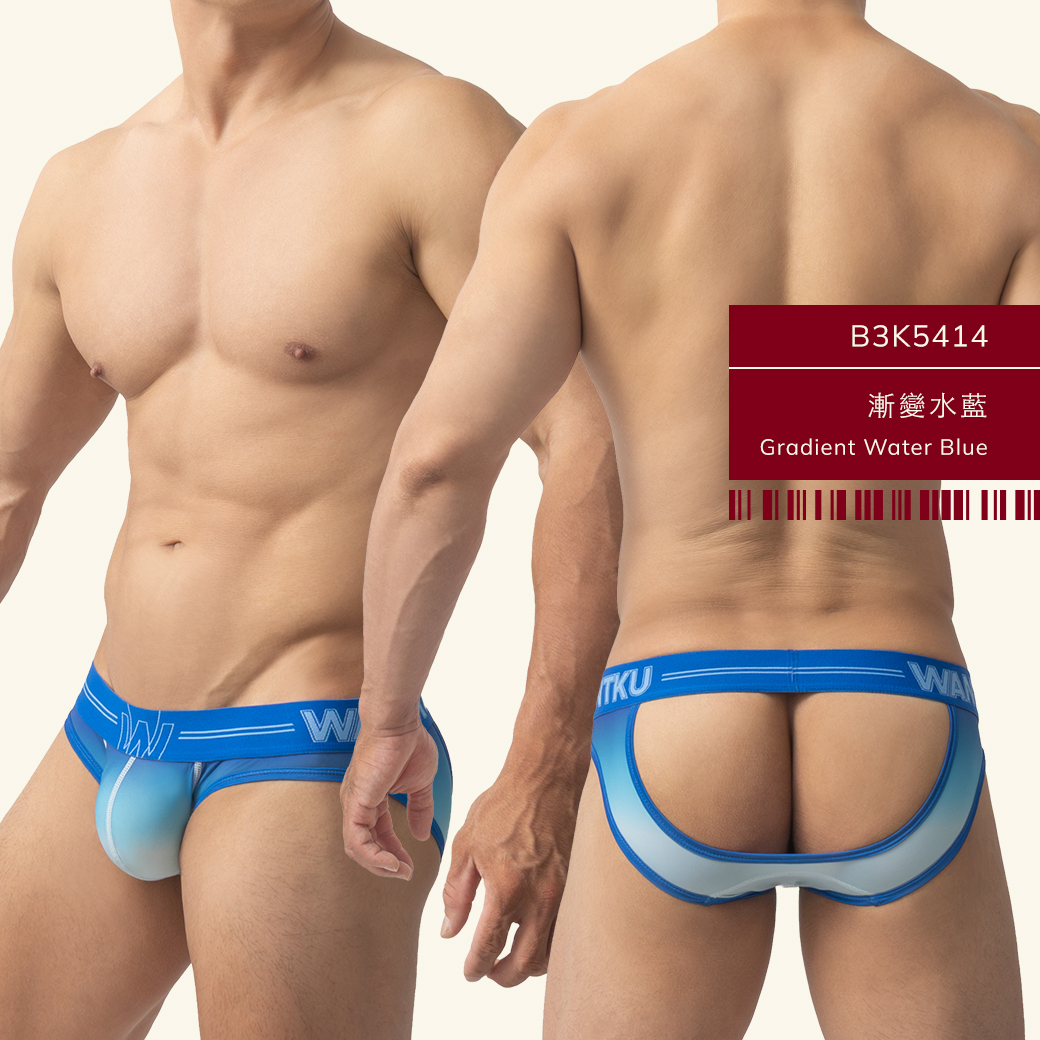 漸層,tdt,運動,三角,後空褲,男內褲,gradient,sports,jockstraps,briefs,mens,underwears,b3k541