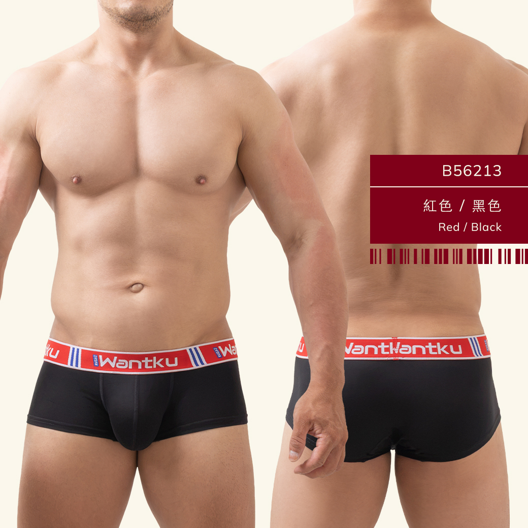 莫代爾內褲,男內褲,四角褲,素色內褲,玩酷子弟,WANTKU,B5621,Modal underwear,mens boxer briefs