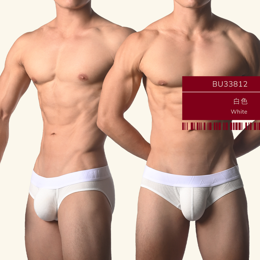 素色,羅紋,彈性,嫘萦,好屌型,三角褲,男內褲,plain color,ribbing,elastic,rayon,enhancing bulge,briefs,mens,underwears,bu3381