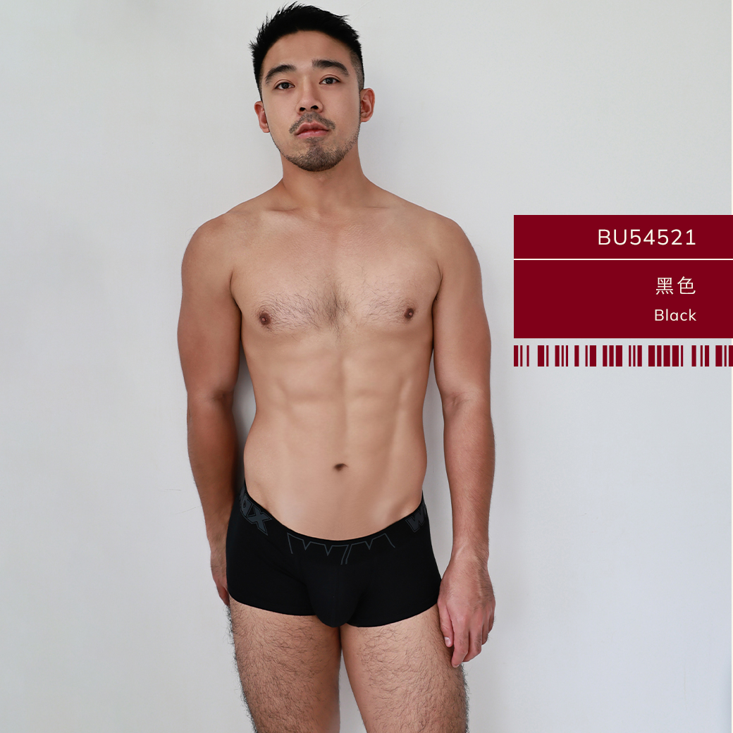黑色,彈性,棉,好屌型,四角褲,男內褲,black,elastic,cotton,enhancing bulge,boxers,mens,underwears,bu54521