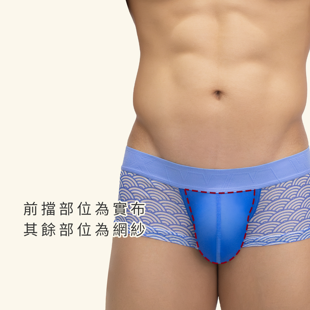 網紗,海浪,tdt,好屌型,四角褲,男內褲,mesh,waves,enhancing bulge,boxers,mens,underwears,bu5w453