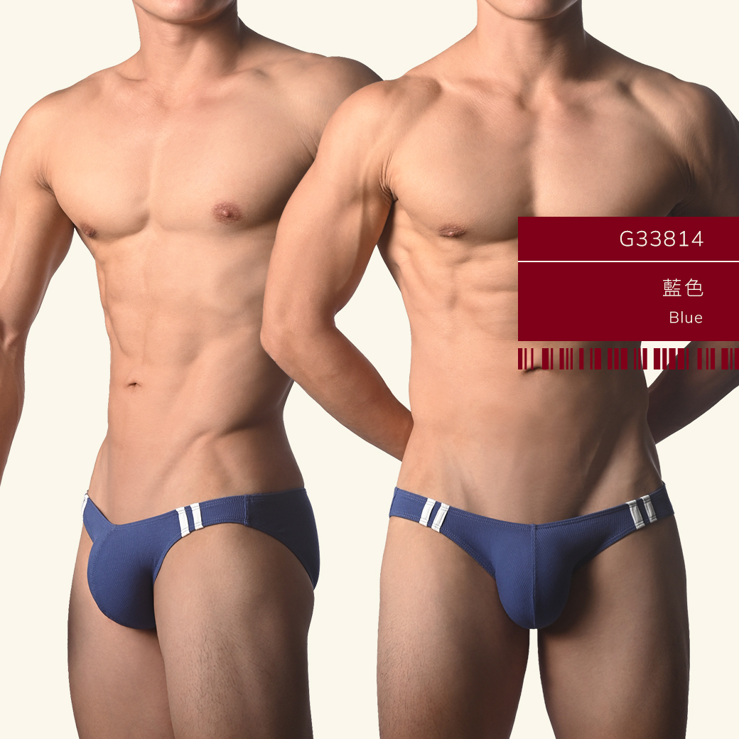 素色,雙槓,羅紋,彈性,嫘萦,低腰,三角褲,男內褲,plain color,double lines,ribbing,elastic,rayon,low waits,briefs,mens,underwears,g3381