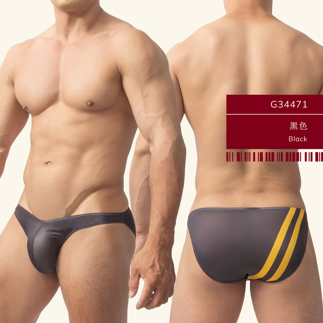 低腰三角褲, 男內褲, 後雙槓內褲, 條紋內褲, tdt內褲, 彈性棉內褲, 運動內褲, 時尚內褲, low-rise briefs, men briefs, double-stripe briefs, elastic cotton briefs, tdt briefs, g3447
