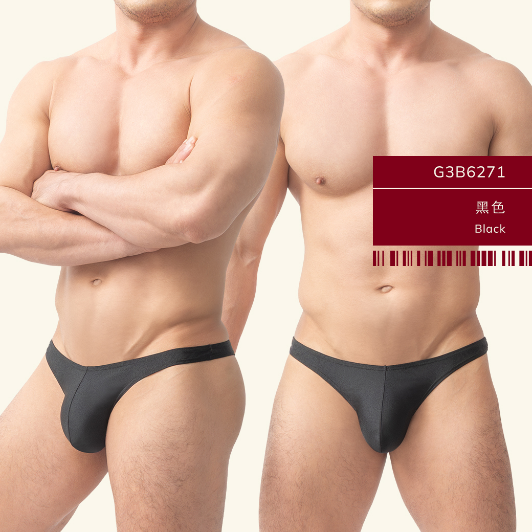 男內褲-素色三角褲-泳光布三角褲-半包臀內褲-性感男內褲-G3B627